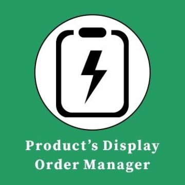 Product’s Display Order Manager Plugin