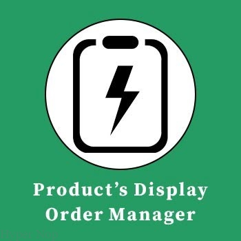 Product’s Display Order Manager Plugin