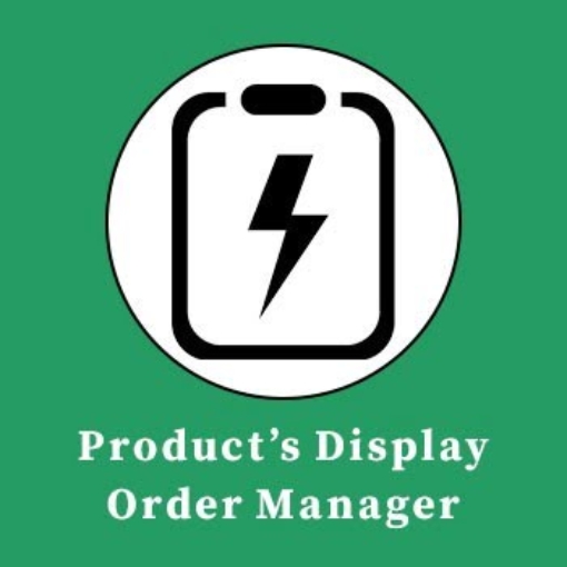 Product’s Display Order Manager Plugin