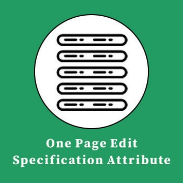One Page Edit Specification Attribute Plugin