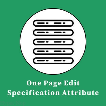 One Page Edit Specification Attribute Plugin