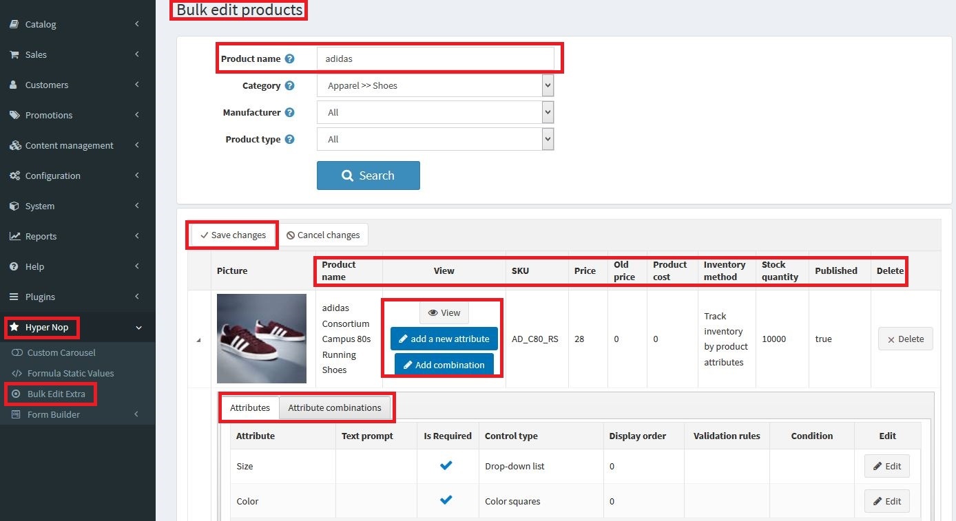 Bulk Edit - Guide